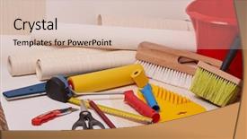  Presentation with example - Beautiful PPT layouts featuring still life from rolls backdrop and a lemonade colored foreground