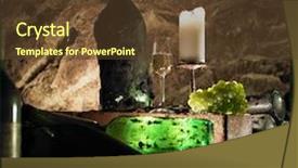  Presentation with cellar - Amazing PPT theme having still life in wine cellar czech republic backdrop and a tawny brown colored foreground