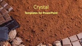  Presentation with cocoa - Slides featuring still life of chocolate in cocoa background and a tawny brown colored foreground