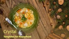  Presentation with life - Presentation theme with still-life-of-czech-christmas background and a tawny brown colored foreground