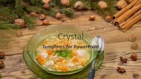  Presentation with life - PPT layouts having still-life-of-czech-christmas background and a gold colored foreground