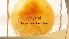  Presentation with beverage - Presentation theme enhanced with still-life-of-fermented-kombucha background and a gold colored foreground