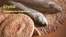  Presentation with life - Presentation with still life of five loaves background and a tawny brown colored foreground