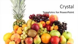  Presentation with life insurance concept white - Theme having still life of fruit isolated background and a white colored foreground