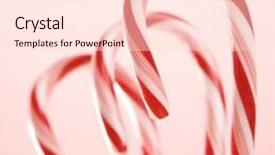  Presentation with candy canes - Presentation theme with colored pencil on a white background close-up macro note slight blurriness best at smaller sizes background and a lemonade colored foreground