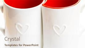  Presentation with valentine - Colorful presentation design enhanced with still-life-of-valentine-s backdrop and a lemonade colored foreground