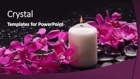  Presentation with pink black - Slides with still-life-of-with-lying background and a black colored foreground