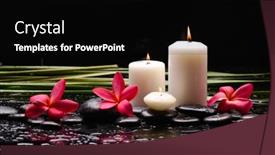  Presentation with zen stones - Colorful presentation theme enhanced with still-life-of-with-three backdrop and a black colored foreground