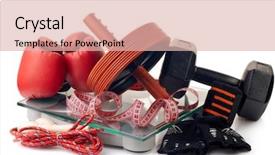  Presentation with work life balance scales business - Slide deck having fitness still life scales measuring background and a lemonade colored foreground