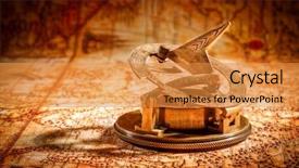  Presentation with vintage compass - Amazing theme having still life vintage compass lies backdrop and a gold colored foreground