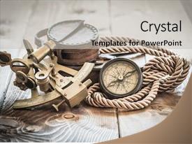 Still Life With Compass Sextant PPT template 14 | CrystalGraphics