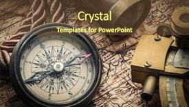  Presentation with vintage compass - Theme having still life with compass sextant background and a tawny brown colored foreground