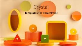  Presentation with life - Colorful PPT layouts enhanced with still-life-with-different-colorful backdrop and a yellow colored foreground