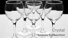  Presentation with life - Audience pleasing PPT layouts consisting of still-life-with-empty-glasses backdrop and a white colored foreground