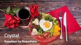  Presentation with bread life - PPT layouts featuring still life with glass background and a tawny brown colored foreground