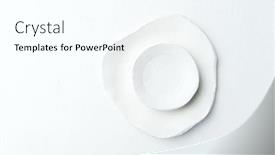  Presentation with life - PPT layouts featuring still-life-with-hand-crafted background and a cool aqua colored foreground