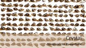  Presentation with salty - Slide deck enhanced with still-life with heads of dry salty fish in abstract style background and a coral colored foreground