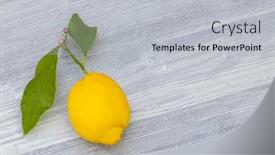  Presentation with lemons - Slides featuring still-life-with-lemons background and a light gray colored foreground