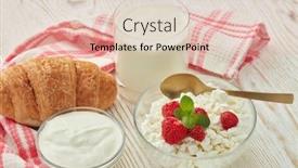  Presentation with dairy - Beautiful slide deck featuring still-life-with-natural-cottage backdrop and a lemonade colored foreground