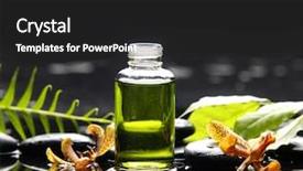  Presentation with fern - Presentation consisting of events - color candles on sticks write background and a lemonade colored foreground