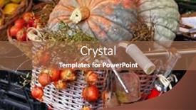  Presentation with roman - Presentation design having cacao bean steaming - three latte art coffee background and a tawny brown colored foreground