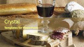  Presentation with detox green smoothies still life - Colorful theme enhanced with still life with red wine backdrop and a coral colored foreground