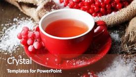  Presentation with still life crucifixion table - Amazing presentation theme having still life with viburnum tea backdrop and a  colored foreground