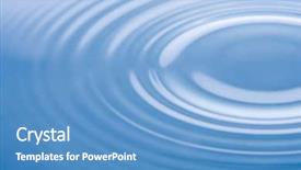  Presentation with ripples - Colorful PPT layouts enhanced with still waters - ripples in the water backdrop and a teal colored foreground