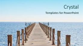  Presentation with heaven - Slide deck consisting of stillness storm - jetty into heaven background and a  colored foreground