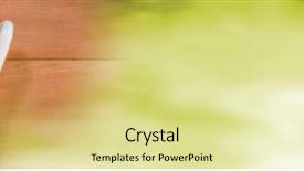  Presentation with storm - Colorful presentation theme enhanced with stillness storm - light bulb on table backdrop and a blonde colored foreground