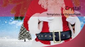  Presentation with cookie - Slide set consisting of stillness storm - santa having milk and cookie background and a  colored foreground