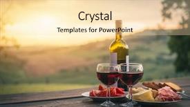  Presentation with red wine cheese - Amazing presentation design having stills - still life red wine cheese backdrop and a lemonade colored foreground