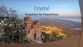  Presentation with byzantine - PPT theme consisting of stilo-italy-with-the-byzantine background and a light blue colored foreground