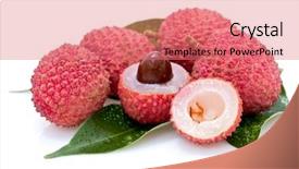  Presentation with green leaves - PPT layouts featuring half buried antique clock background and a light blue colored foreground