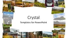  Presentation with scotland - PPT layouts having stirling - collage of images from famous background and a white colored foreground