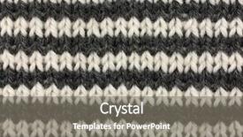  Presentation with fabric - Beautiful theme featuring stitching line - knitted fabric backdrop and a gray colored foreground