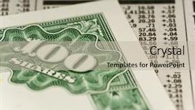  Presentation with certificate - Amazing theme having stock and mutual fund backdrop and a mint green colored foreground
