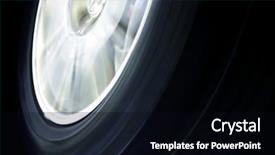  Presentation with motion - Theme consisting of stock car race - motion blurred action shot background and a black colored foreground