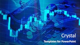  Presentation with my panorama on computer screen - Colorful theme enhanced with stock char on computer screen backdrop and a ocean colored foreground