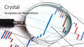  Presentation with monthly business review - Beautiful slides featuring stock chart - background of business graph backdrop and a white colored foreground