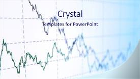  Presentation with diagram - PPT theme featuring stock chart - diagram background and a sky blue colored foreground