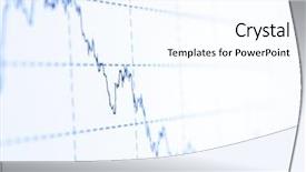  Presentation with diagram - Slides featuring stock chart - diagram background and a cool aqua colored foreground