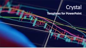 Presentation with market stock market education - Amazing slide deck having stock market analysis on digital backdrop and a navy blue colored foreground