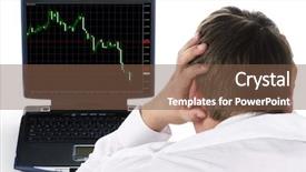  Presentation with crash - Presentation featuring stock market crash - there is nothing to lose background and a tawny brown colored foreground