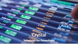  Presentation with market data - Beautiful slides featuring stock market data on tablet backdrop and a ocean colored foreground