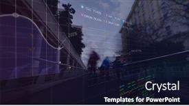  Presentation with market data - PPT layouts enhanced with stock-market-data-processing-against background and a  colored foreground