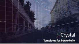  Presentation with global economy - PPT theme with stock-market-data-processing-against background and a wine colored foreground