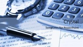  Presentation with law accounting - Slide deck consisting of stock market exchange traded funds - accounting background and a light blue colored foreground