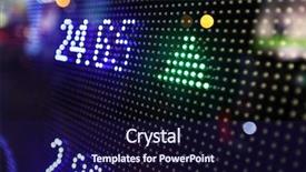  Presentation with stock exchange - Amazing PPT layouts having stock market exchange backdrop and a navy blue colored foreground