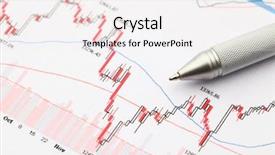  Presentation with stock market - Cool new presentation with stock market graph with pen backdrop and a white colored foreground